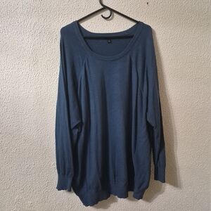 Torrid Deep Blue Crew Neck Sweater